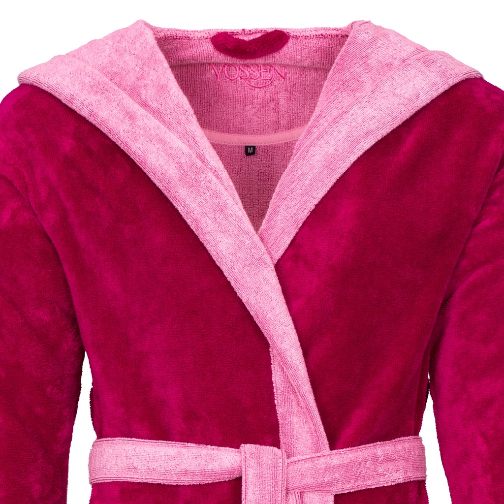 Poppy Bathrobe Unisex Cranberry