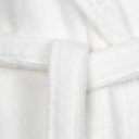 Vegan Life Bathrobe Unisex White