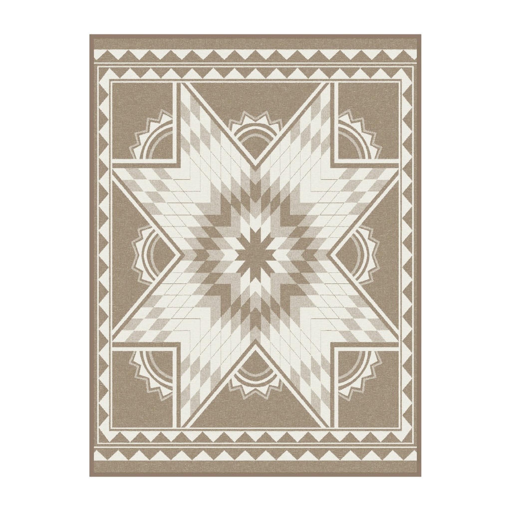 Quilting Star Beige Flat