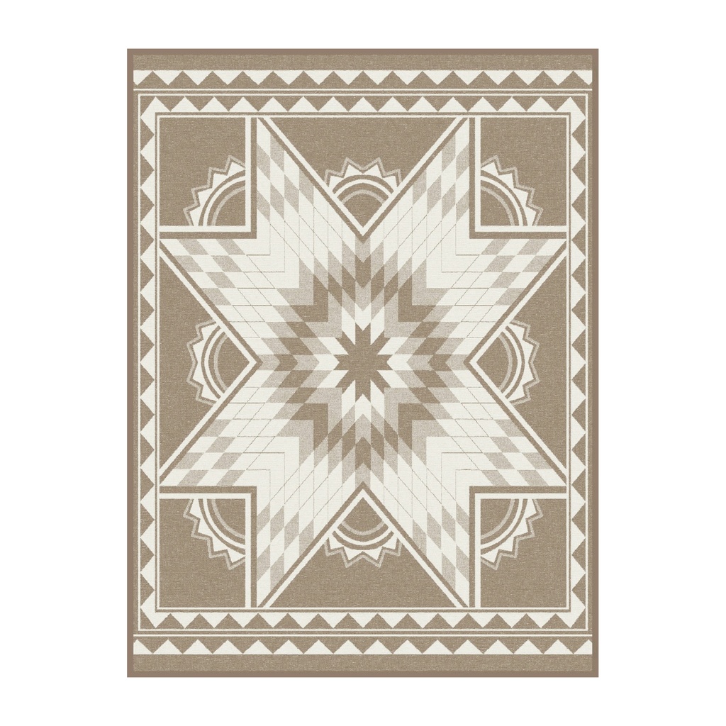 Quilting Star Beige Flat